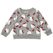 Hello Kitty Little Girls French Terry Pullover Sweatshirt