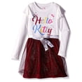 thumbnail image 1 of Hello Kitty Little Girls' Long Sleeve Tutu Dress, Sizes 4-6x, 1 of 4