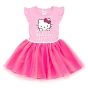 HELLO KITTY Little Girls Tulle Dress Little Kid to Big Kid