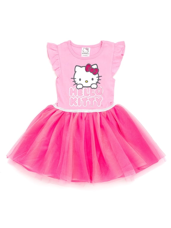 Little Girls' Tutu Dress Hello Kitty Pink