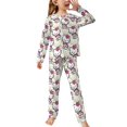 thumbnail image 1 of Hello Kitty Long Sleeve Top And Pants 2 Piece Pajama Set, 1 of 8