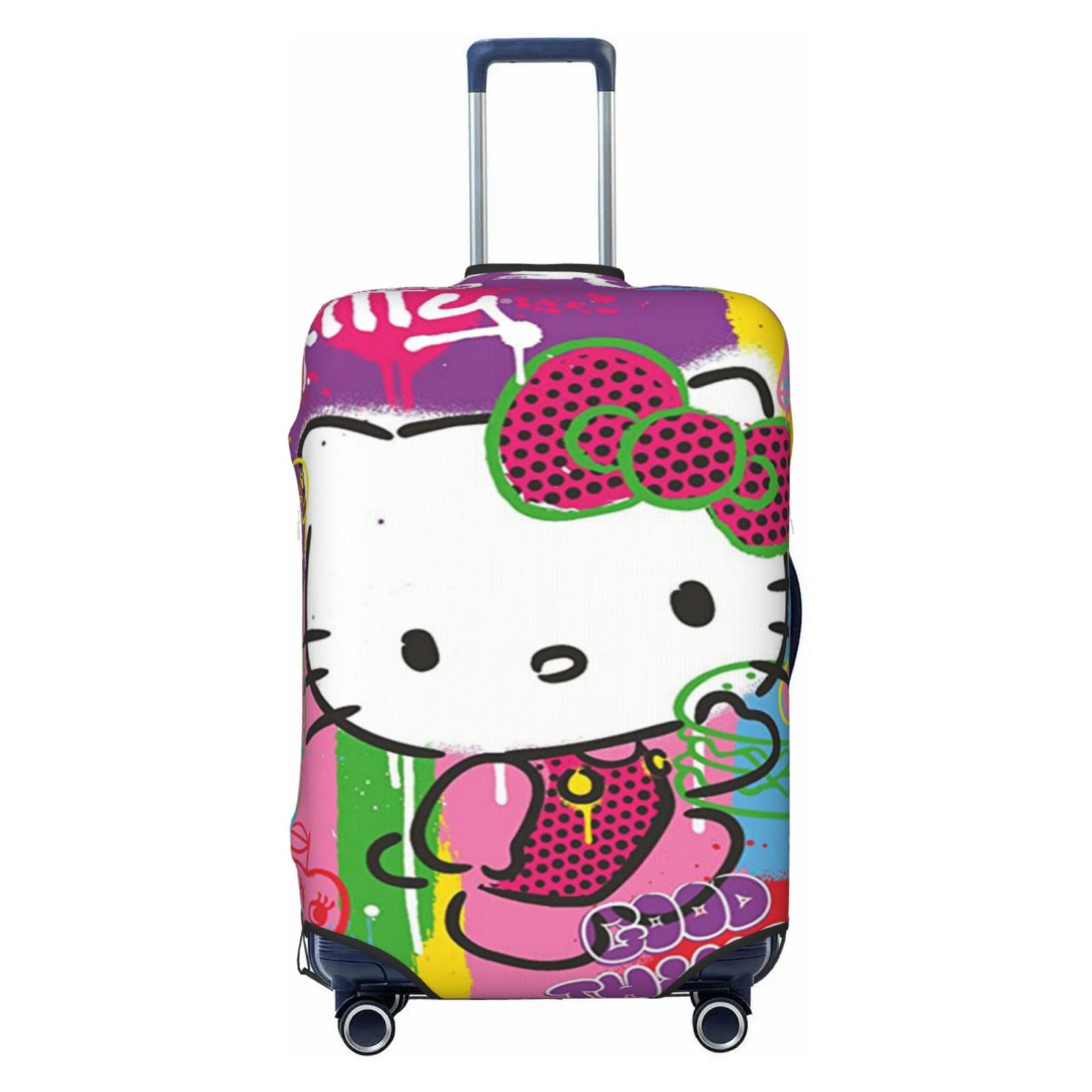 Hello Kitty Luggage Suitcase Covers Elastic Washable Cartoon Luggage ...