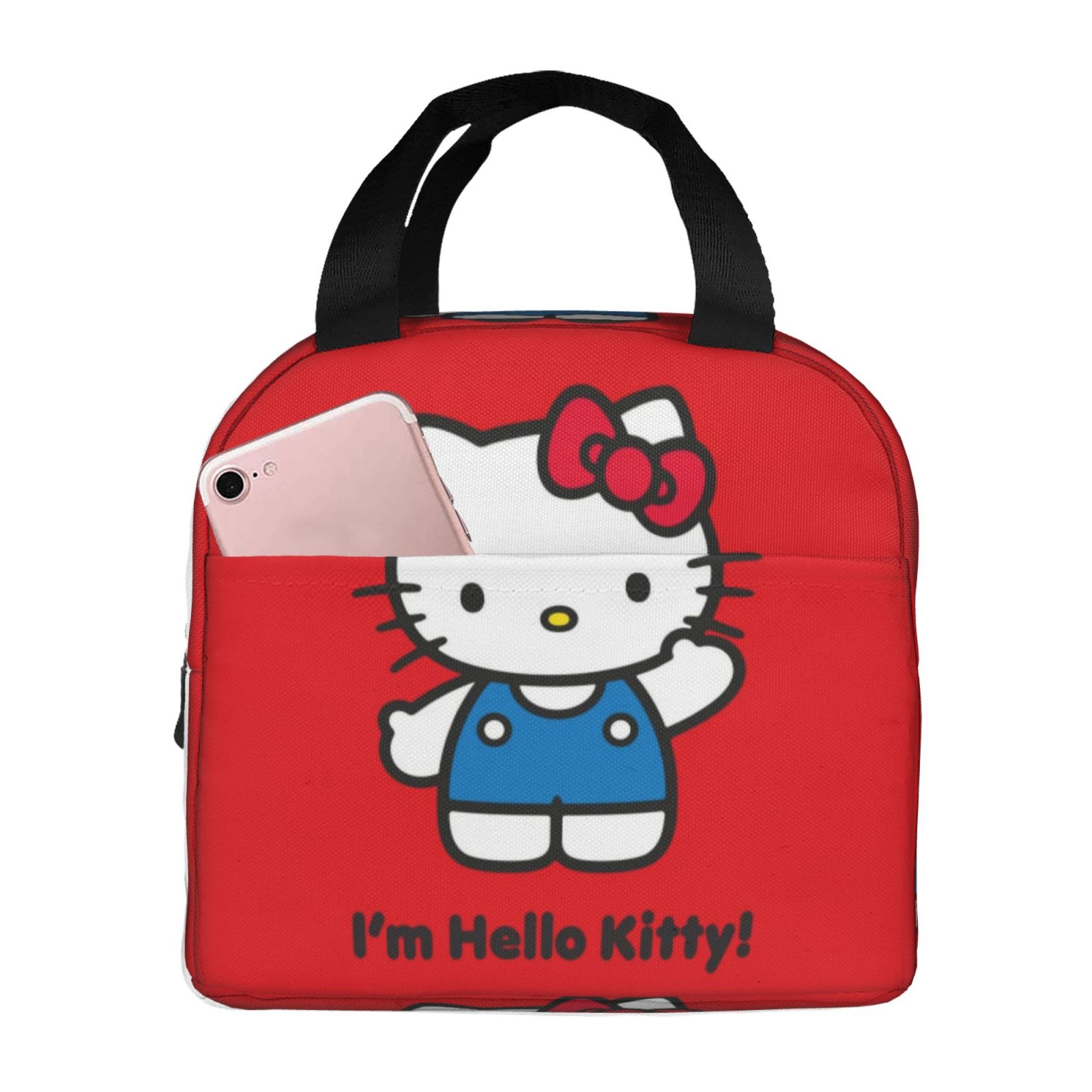 Hello Kitty Lunch Bag, Insulated Lunch Bag For Women Men Kids Lunch Box