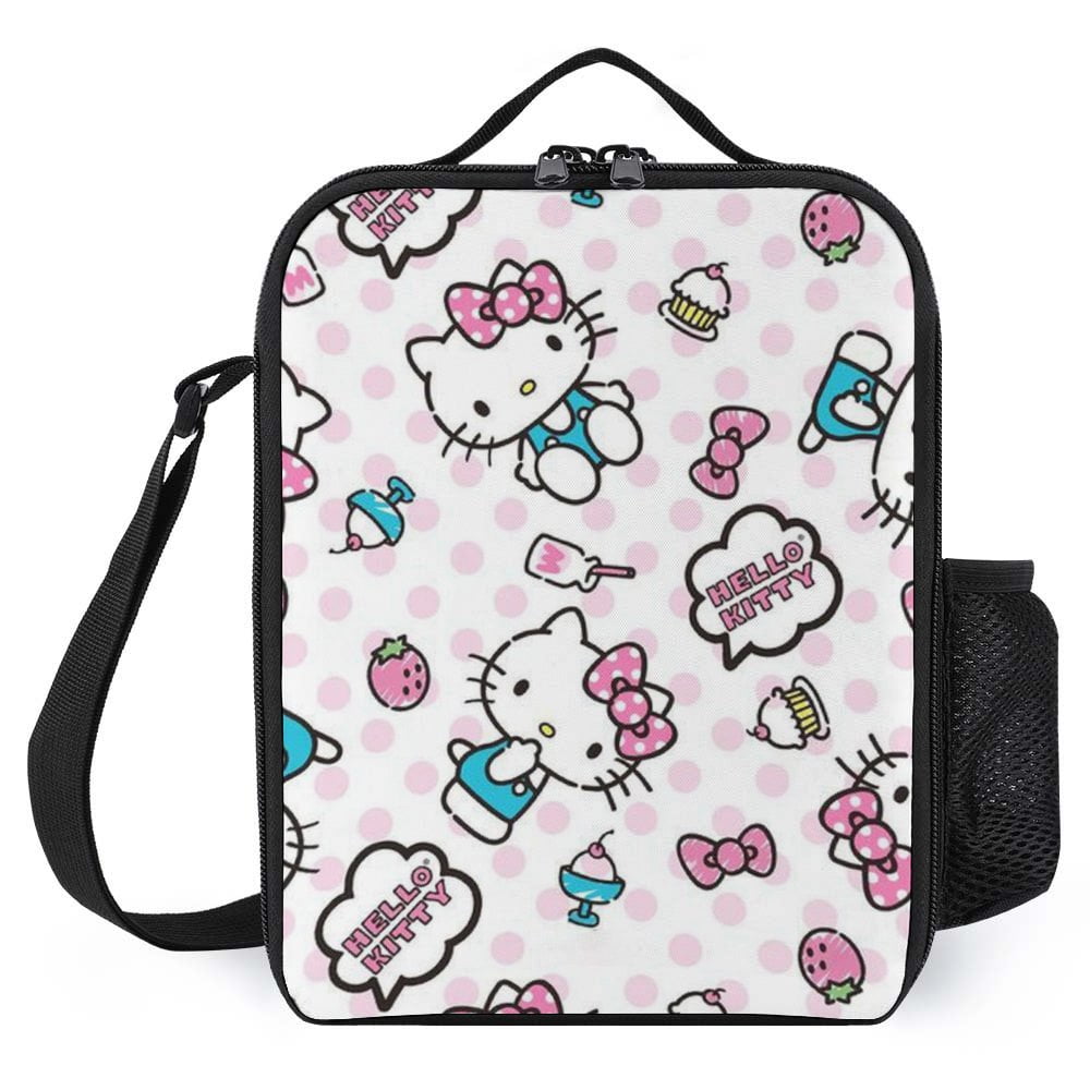 Hello Kitty Lunch Bag, Insulated Lunch Bag for Women Men Kids Lunch Box