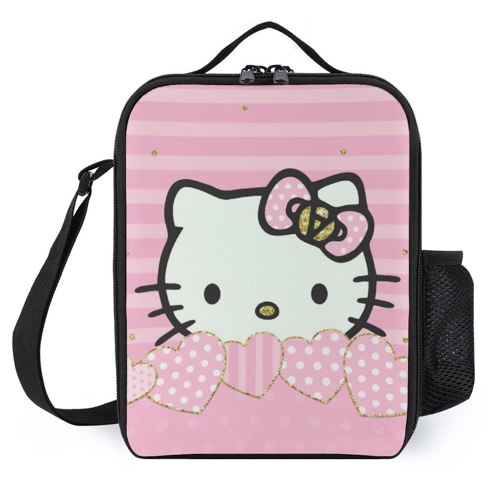 Hello Kitty Lunch Bag, Insulated Lunch Bag for Women Men Kids Lunch Box