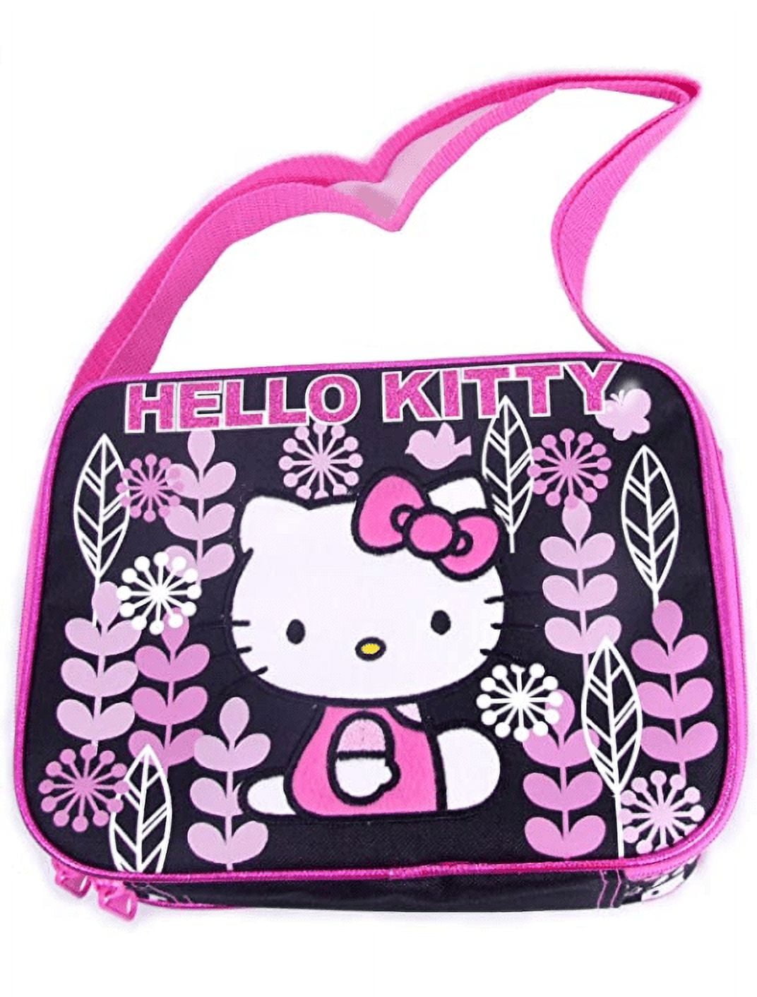 Hello Kitty Lunch Bag Snack Box Black