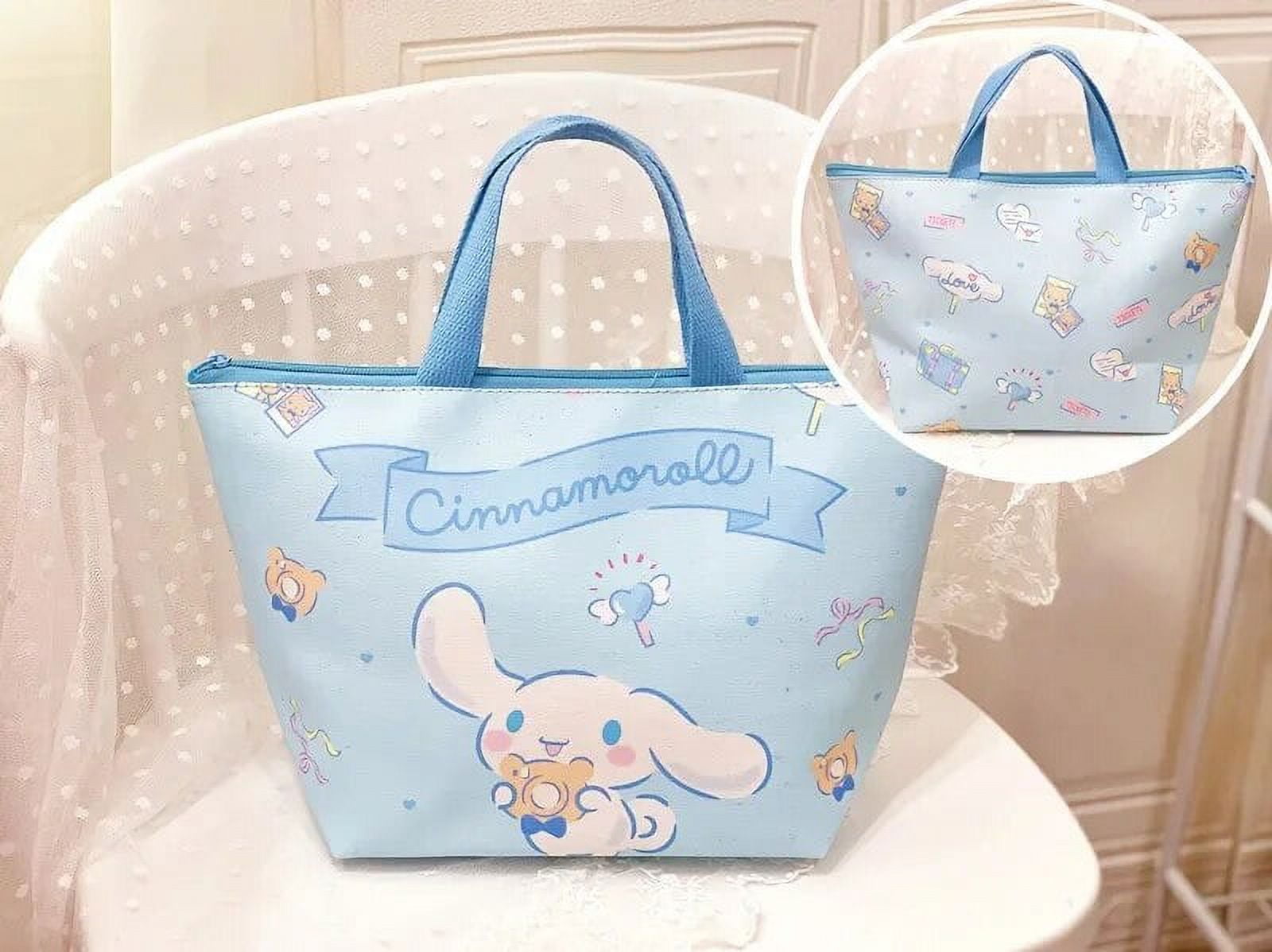 Hello Kitty Lunch Box Bags Little Twin Star Cute Candy Color Hand Case ...