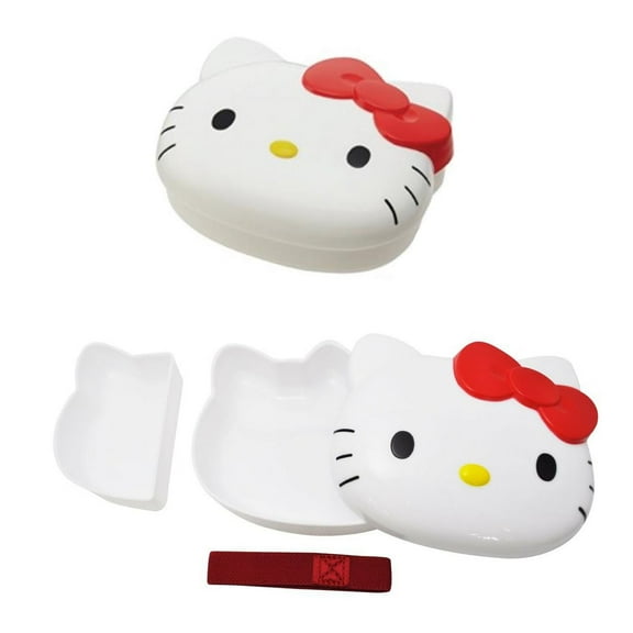 Hello Kitty Lunch Box Red Ribbon Sanrio Bento Box BPA Free (1)