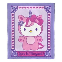 Hello Kitty, Magical Aggretsuko Comics Kids Silk Touch Throw Blanket, 50 x 60 inches