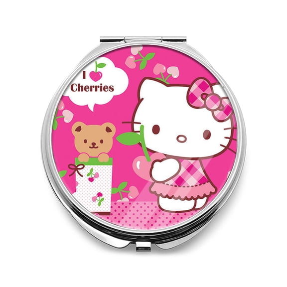 Hello Kitty Makeup mirror - portable desktop makeup mirror small handheld pocket makeup mirror