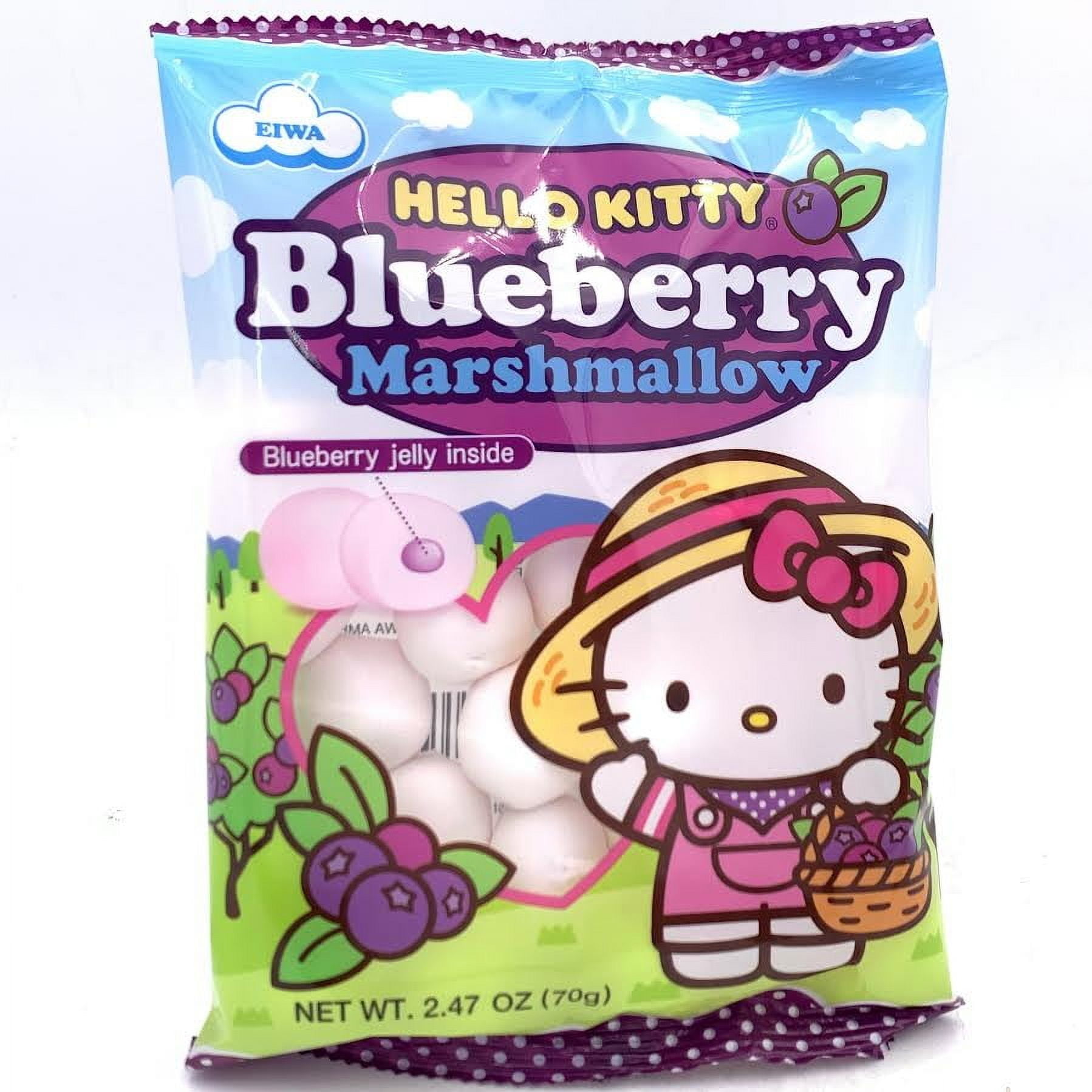 Hello Kitty Marshmallow - Blueberry Jelly Inside Marshmallow 2.47oz/(70g)
