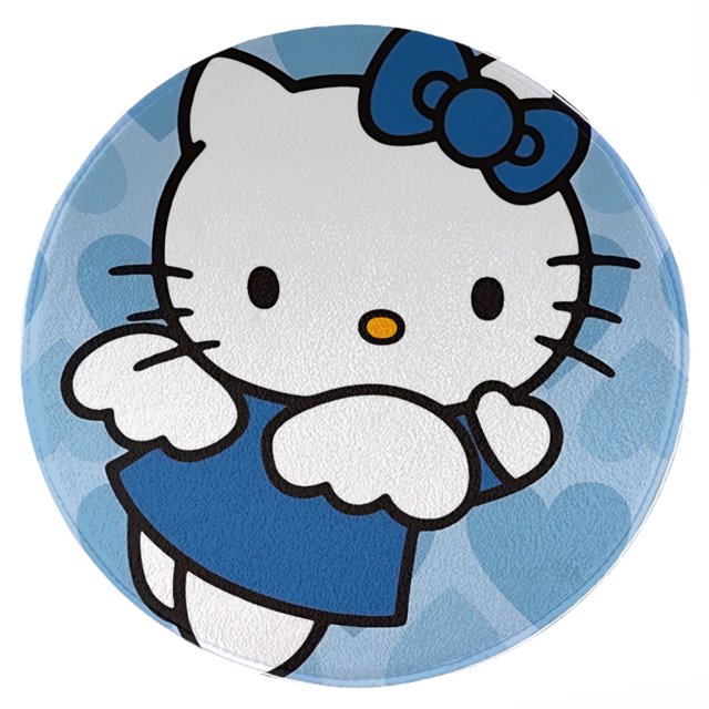 Hello Kitty Mat Office Chair Mat, Home Round Floor Mat, 39inch