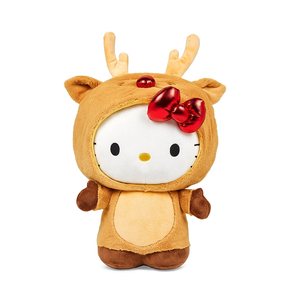 Kidrobot Sanrio Interactive Plush 13" Hello Kitty Reindeer Plush Toy