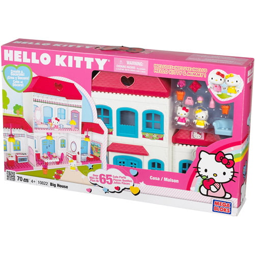 Sightseeing klud tidligste Hello Kitty Mega Bloks House Playset - Walmart.com