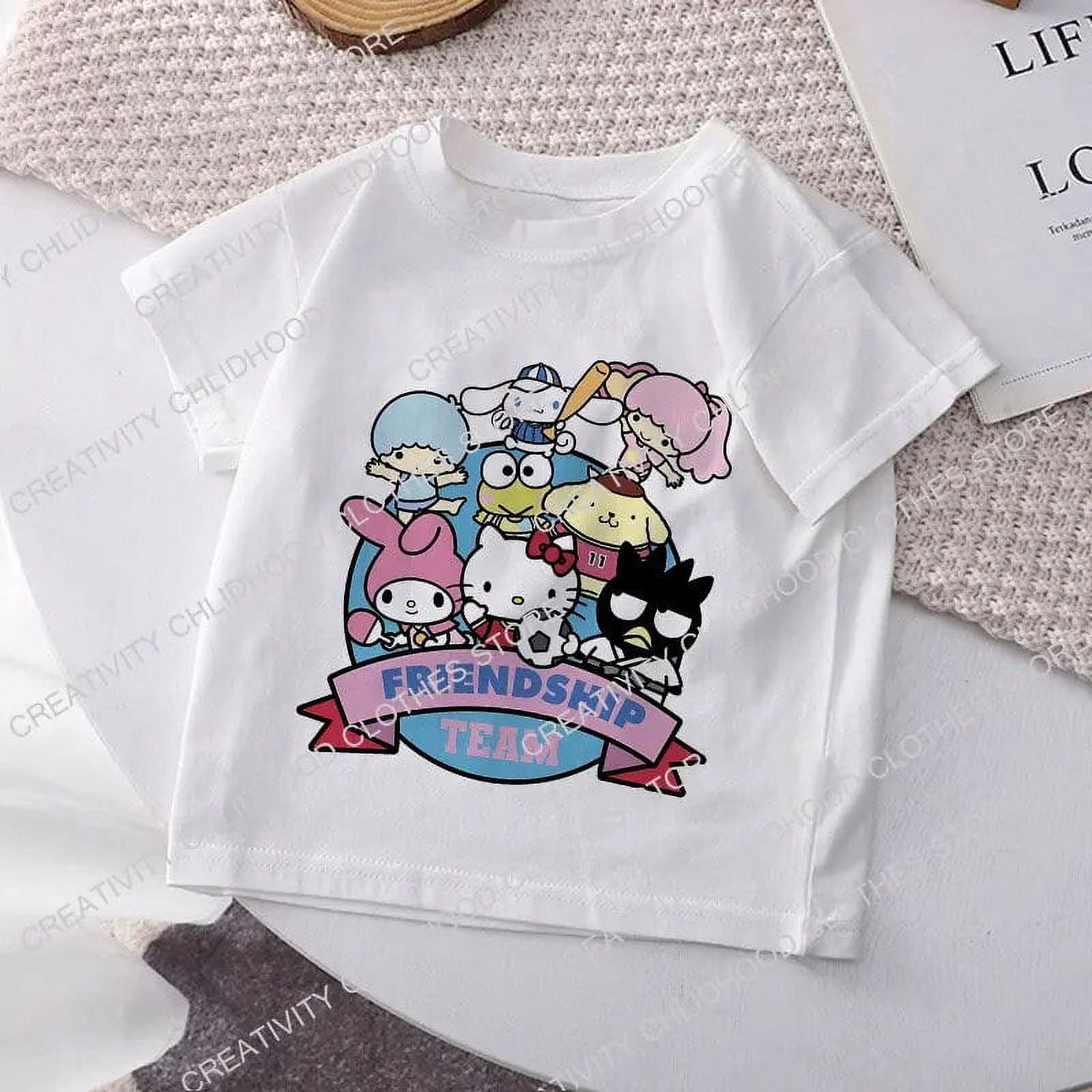 Hello Kitty Melody Children‘s T-shirt Kawaii T Shirt Sanrio Anime ...