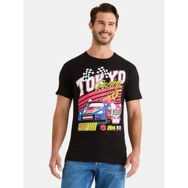 Hello Kitty Men's & Big Men's Graphic Tee with Short Sleeves, Sizes S-3XL