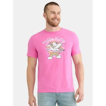 Hello Kitty Men's & Big Men's Unicorn Graphic Tee, Sizes S-3XL
