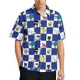 thumbnail image 1 of Hello Kitty Men's Hawaiian Shirts Short Sleeve Button Down Casual Shirts Summer Tropical Aloha Beach Shirts, 1 of 7
