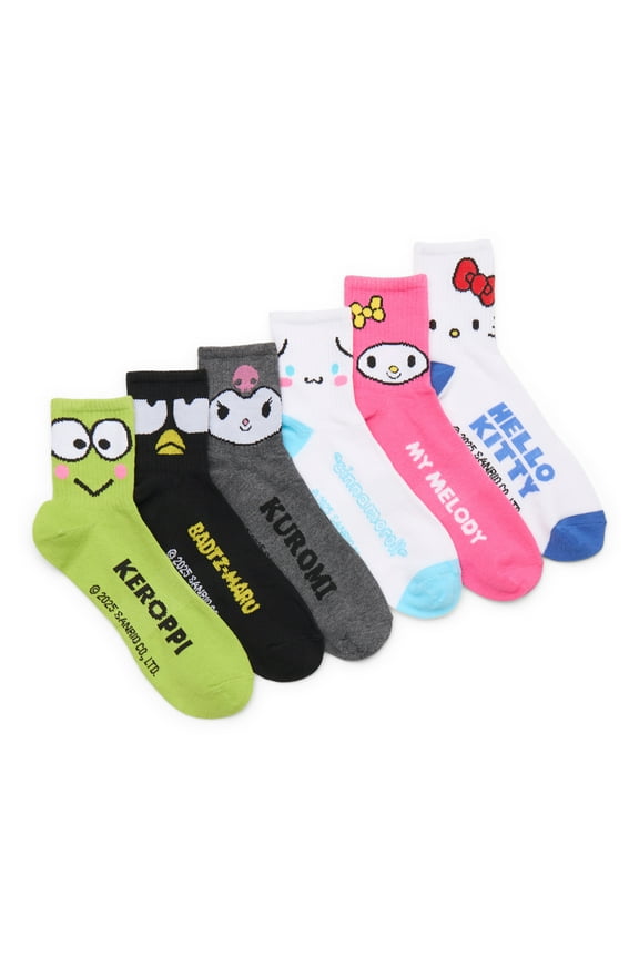 Men's Quarter Crew Ankle Socks, 6-Pack, Shoe Sizes 8-12