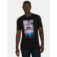 thumbnail image 1 of Hello Kitty Men's and Big Men's Tokyo Speed Racing Graphic Tee Shirt, Sizes S-3XL, 1 of 4