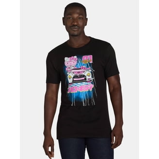 Hello Kitty Men's and Big Men's Tokyo Speed Racing Graphic Tee