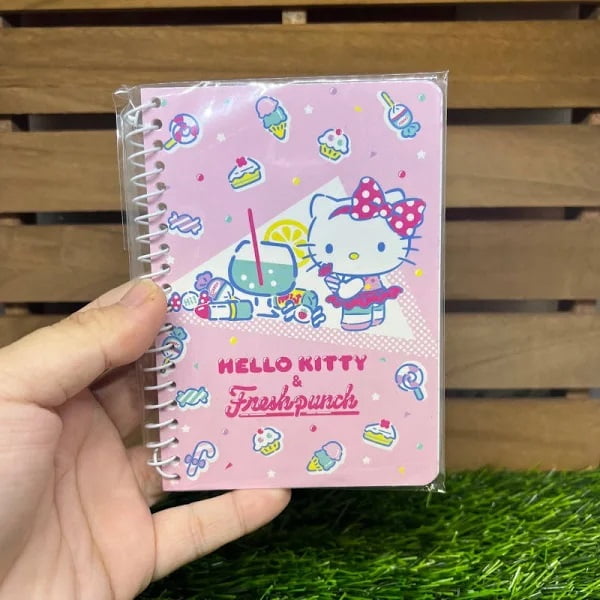 Hello Kitty Mini Spiral Lined Notebook Note Pad : 11018 Fresh Punch ...