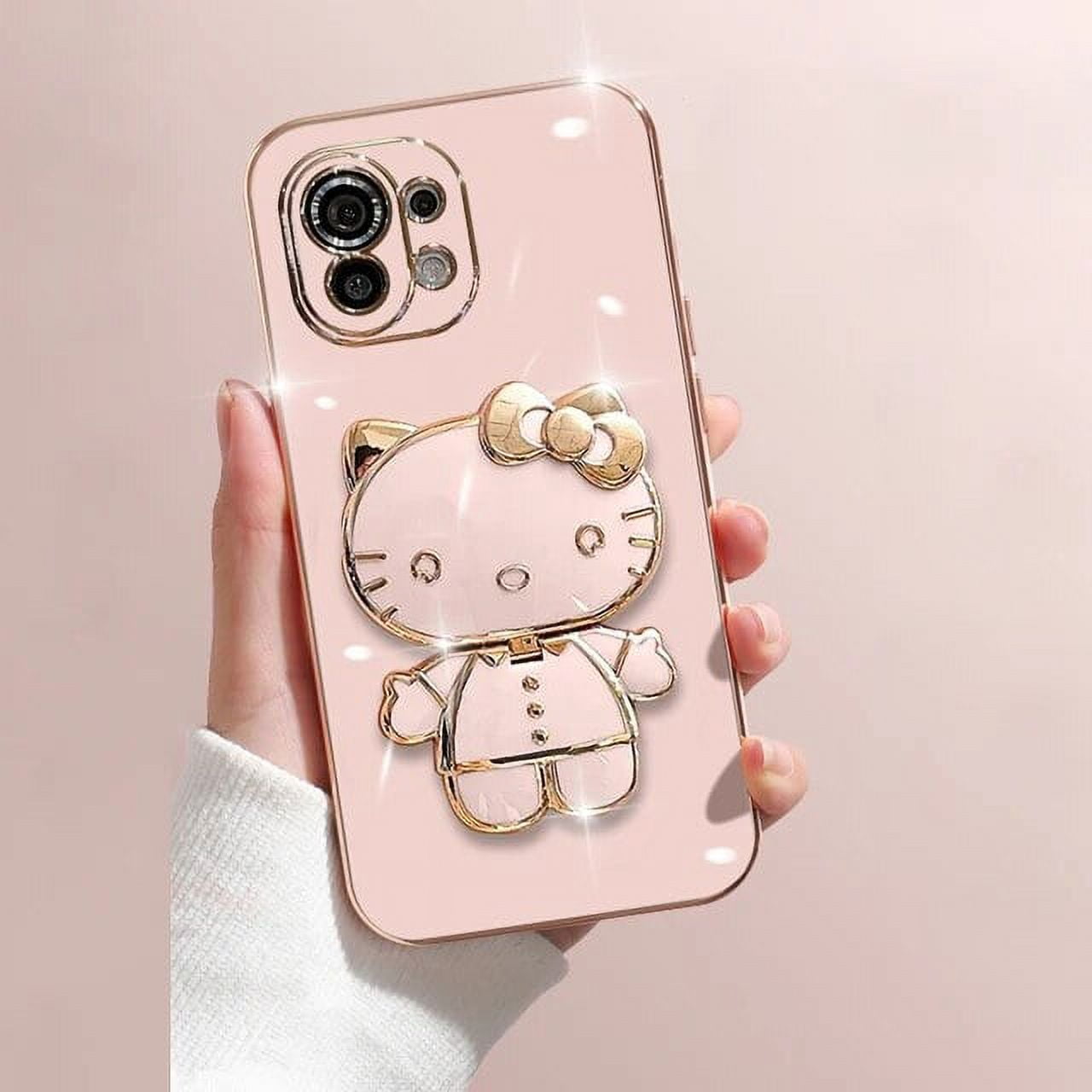 Hello Kitty Mirror Bracket Case For Xiaomi Redmi Note 12 4G 5G Turbo ...