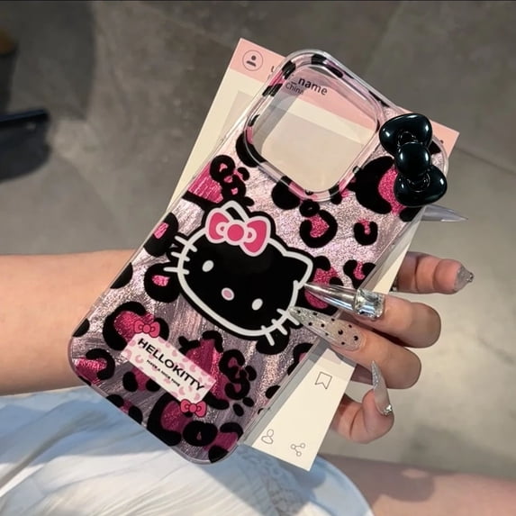 Cover Ibrida Per IPhone 14/15/13/12/11/X/XR/XS, Pattern Rosa, Antiurto, Sottile, Bubble.store