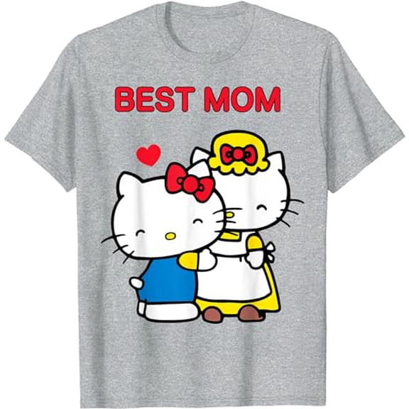 Hello Kitty Mother's Day Best Mom Tee Shirt T-Shirt