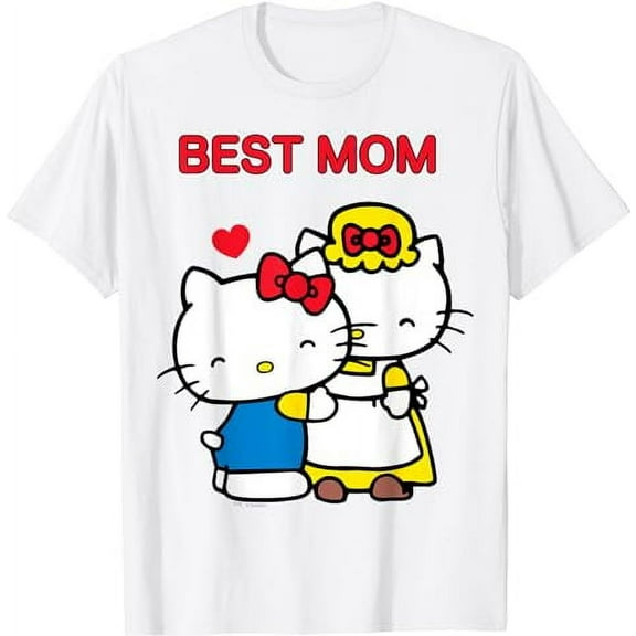Hello Kitty Mother's Day Best Mom Tee Shirt T-Shirt