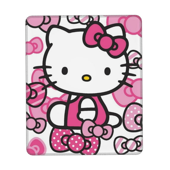 Hello Kitty Mouse Pad, Computer Mouse Mat, Waterproof Non-Slip Rubber Base MousePads for Office Laptop 7 x 8.6 in