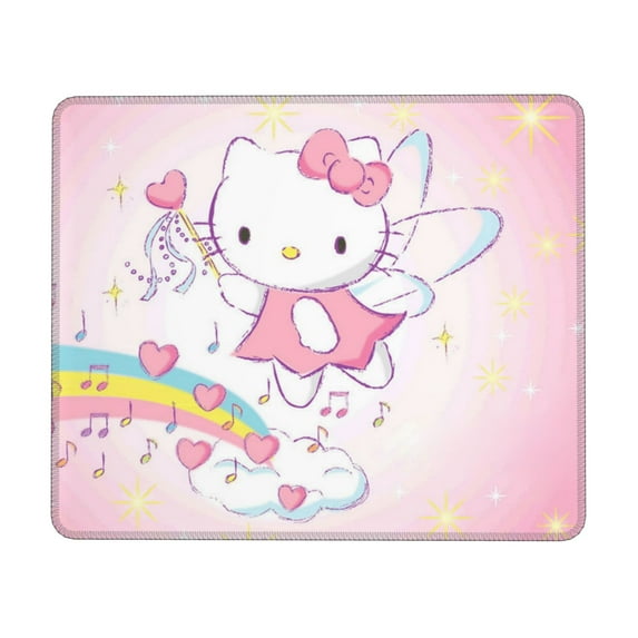 Hello Kitty Mouse Pad, Computer Mouse Mat, Waterproof Non-Slip Rubber Base MousePads for Office Laptop 8.3 x 10.3 in