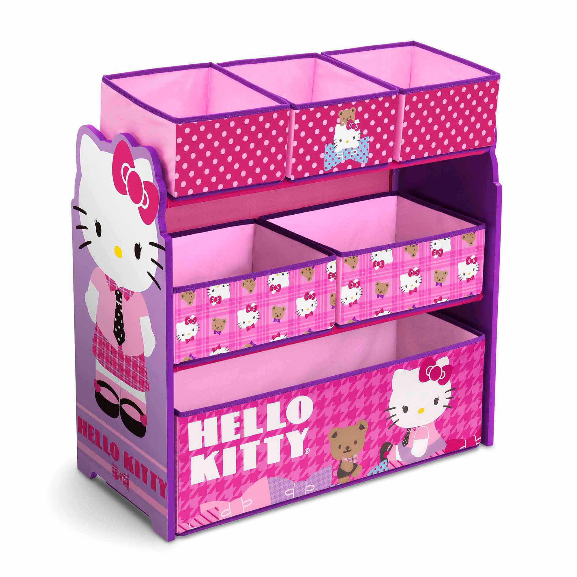 Hello Kitty Multi Bin Toy Organizer