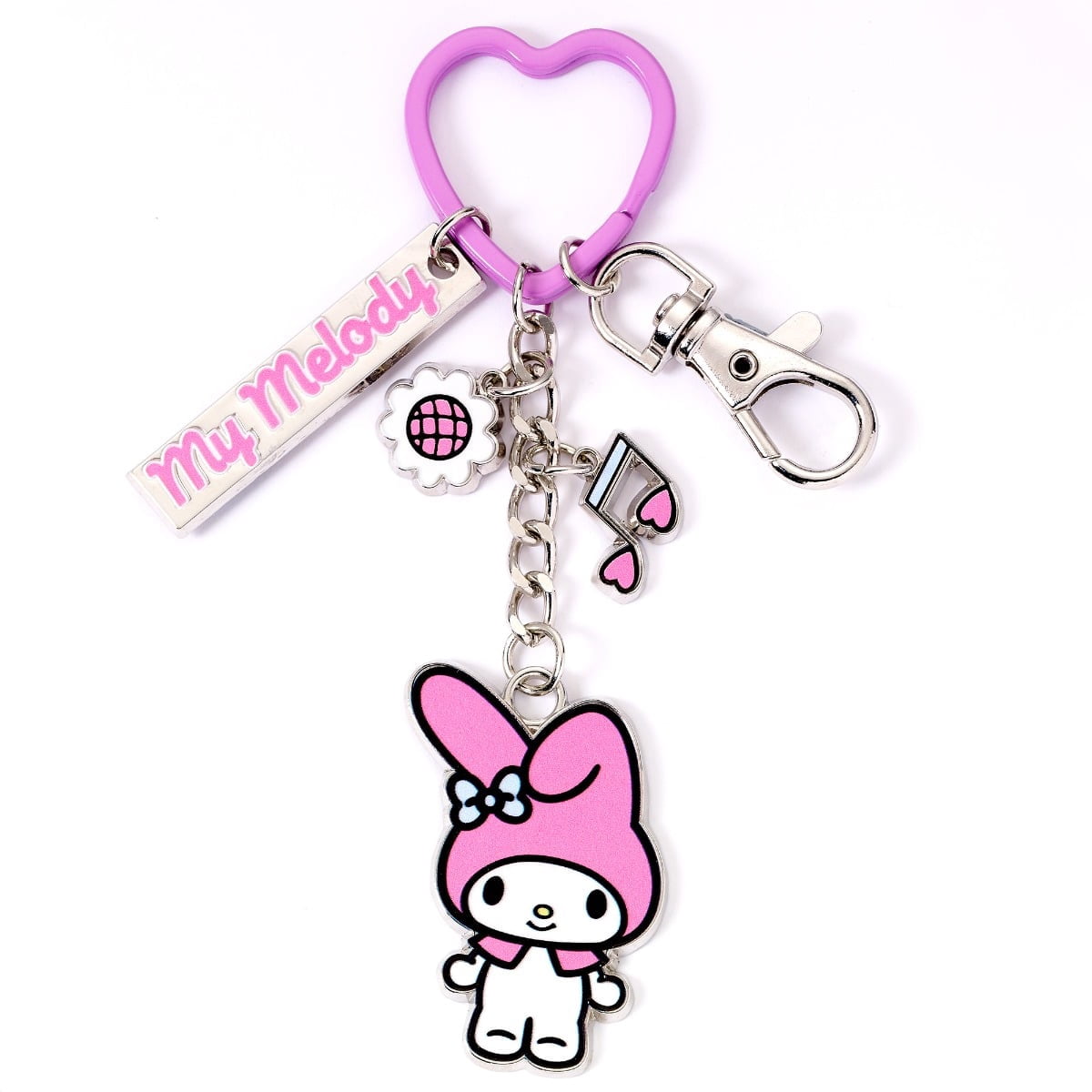 Hello Kitty My Melody Keychain with Charms