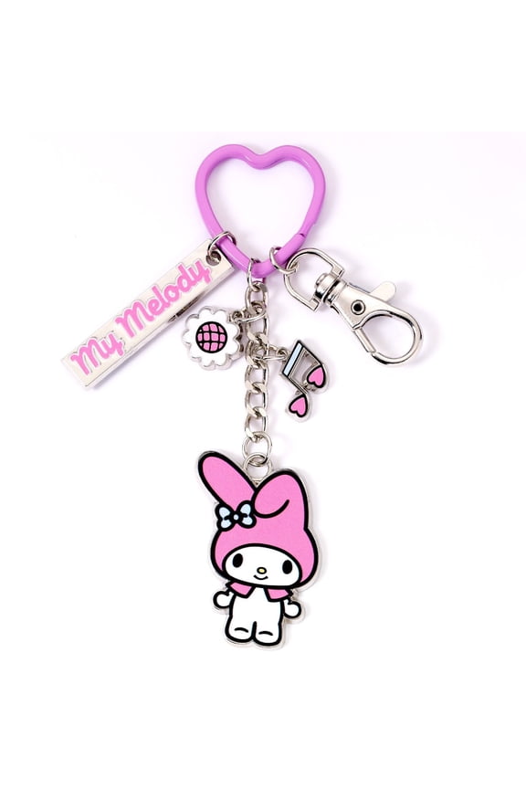 My Melody Keychain with Charms