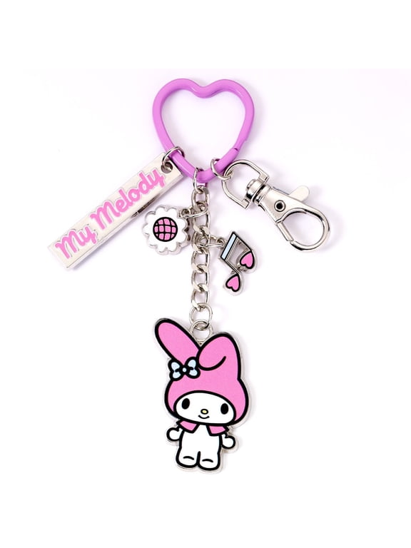 My Melody Keychain with Charms