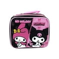 thumbnail image 1 of Hello Kitty My Melody Kuromi Lunch Bag Insulated Sanrio Pink Black, 1 of 5