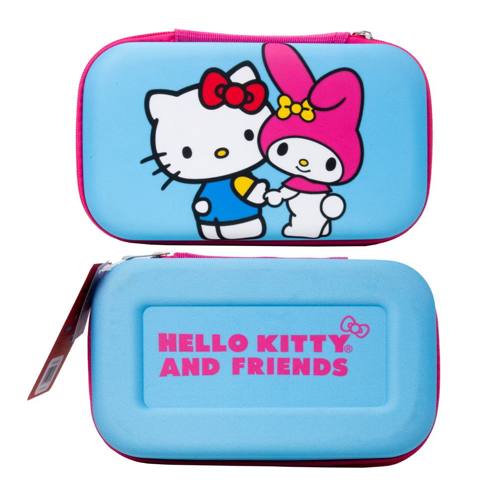 Hello Kitty My Melody Molded Pencil Case Size: 8.5" x 2.5" x 5"