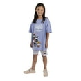 thumbnail image 1 of Hello Kitty + Naruto Girl's Boyfriend Tee & Biker Short Set, 2-Piece, Sizes XS-XL, 1 of 4