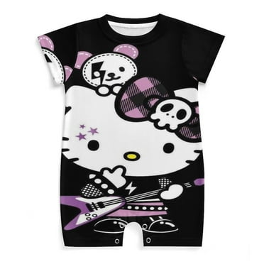 Hello Kitty Newborn Baby Romper Clothing Infant Short Sleeve Clothes Jumpsuit One Piece Outfit for Boy Girl