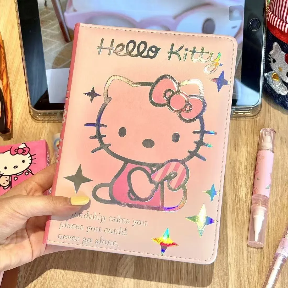 Hello Kitty Notebook Journal With Thick Paper Colored Pages Cute ...