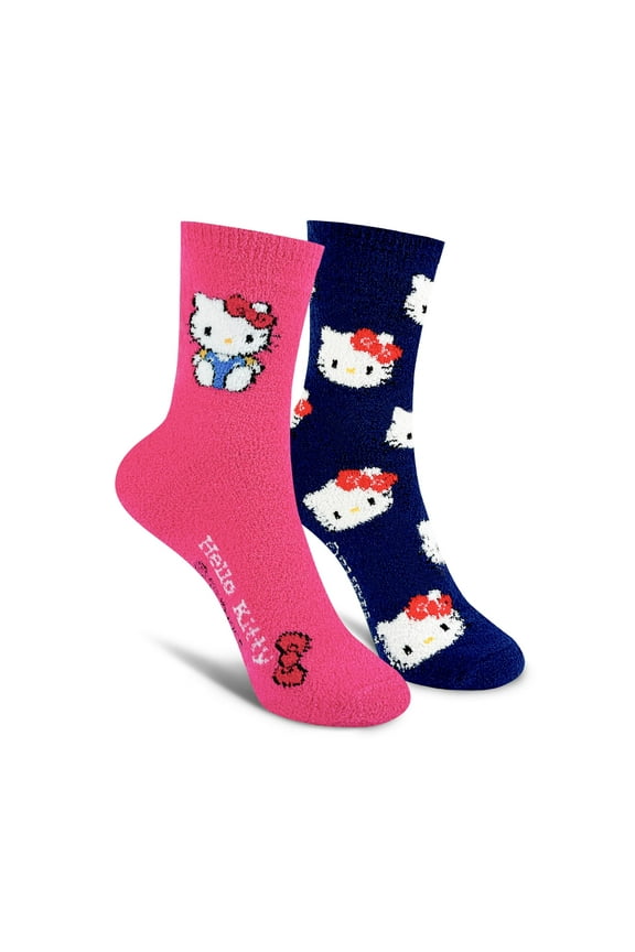 Official Licensed Women's Ankle, Crew Socks, Cute Character Design, 2Pack