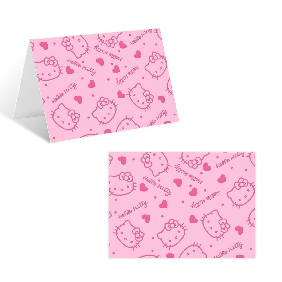 Hello Kitty Package Blank Cards and Envelopes Greeting Cards with Envelopes Blank Note Cards and Envelopes Cartoon Designs for All Occasions Blank Greeting Cards, Note Cards