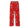 thumbnail image 1 of Hello Kitty Pajamas Pants for Womens, Anime Cat All Over Print Flannel Sleep Bottoms Cute Christmas Home Pants Winter Cartoon Trousers Gift, 1 of 6