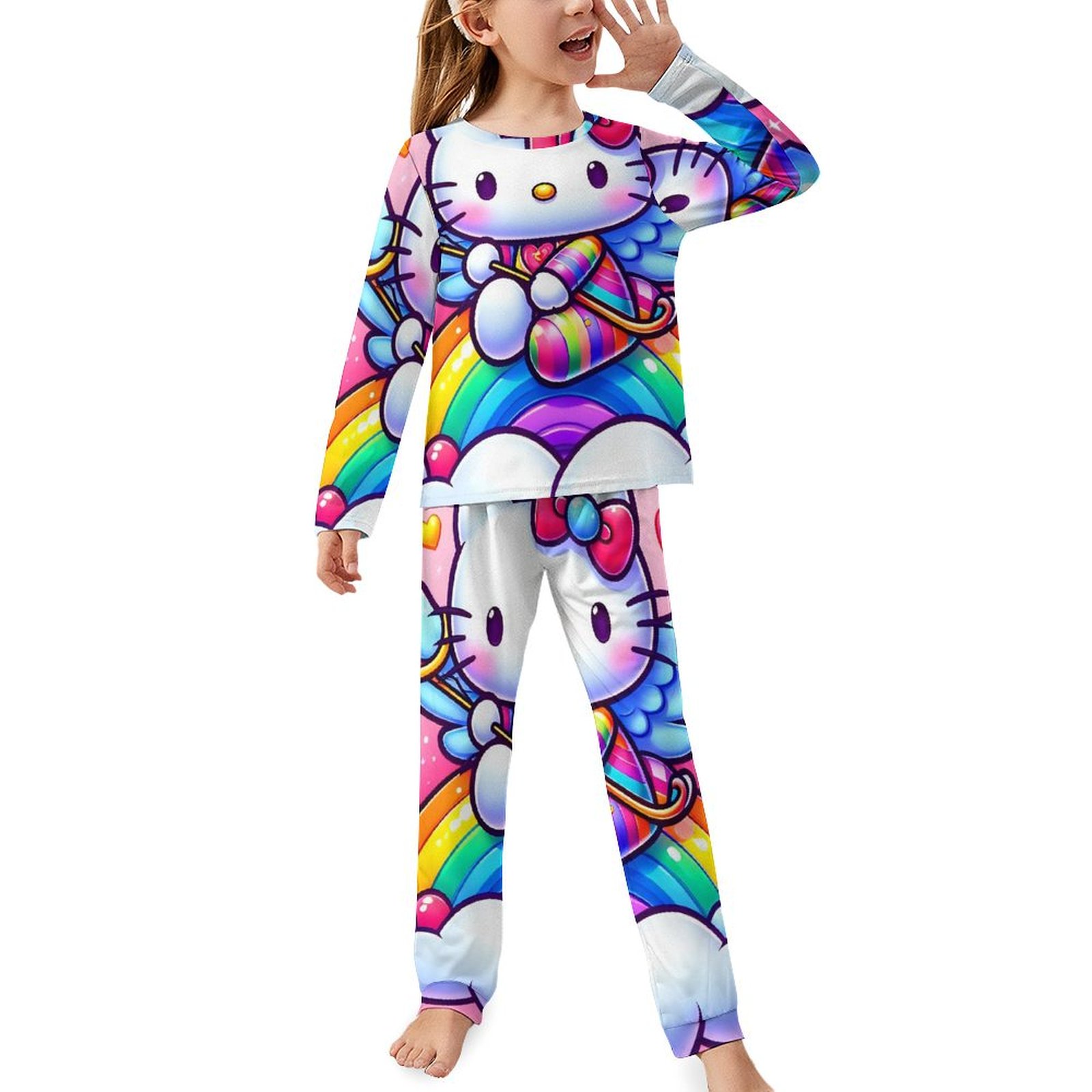 DXJ Children's Hello Kitty/Spring Festival/Christmas/ festive Pyjama Set main image 0