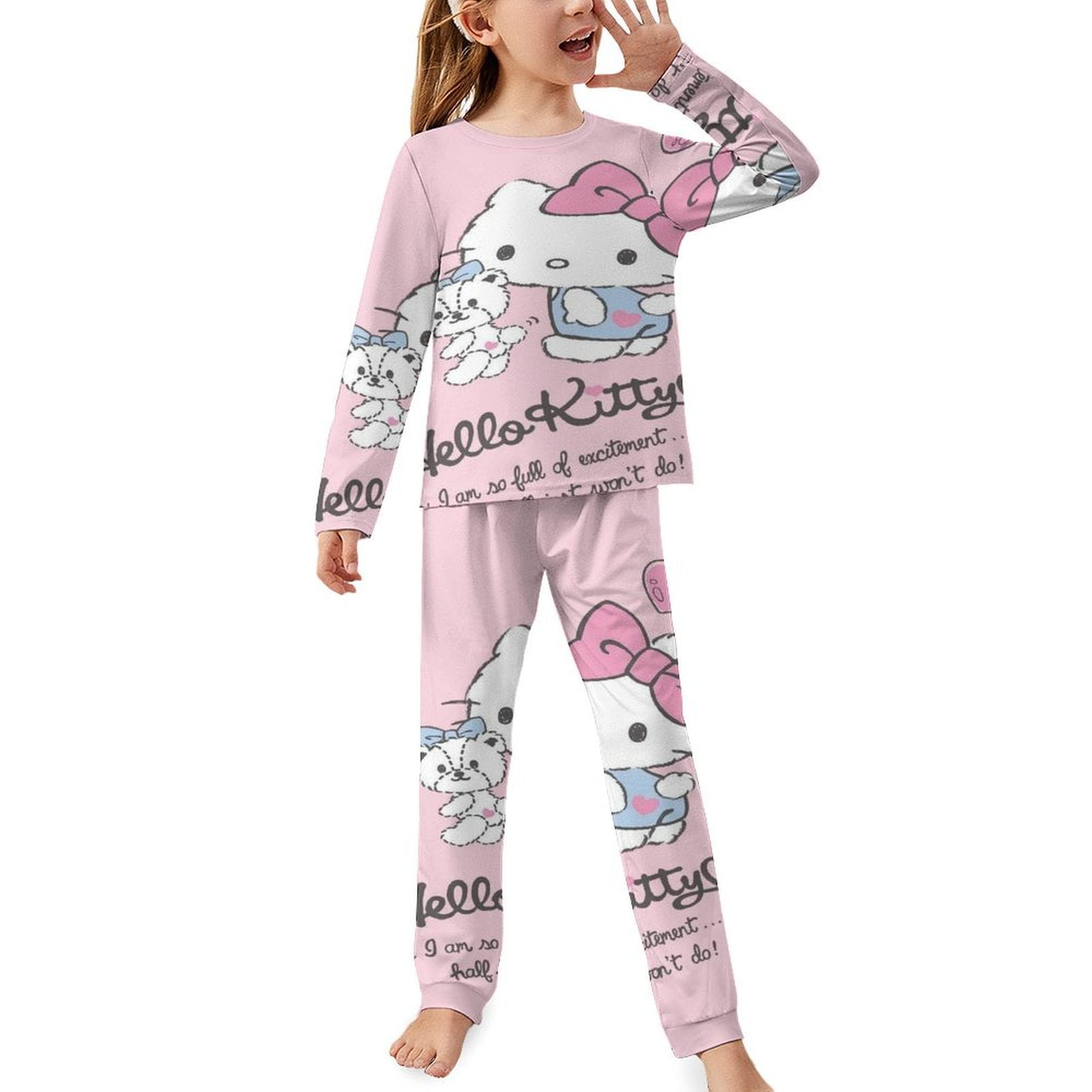 DXJ Children's Hello Kitty/Spring Festival/Christmas/ festive Pyjama Set main image 1