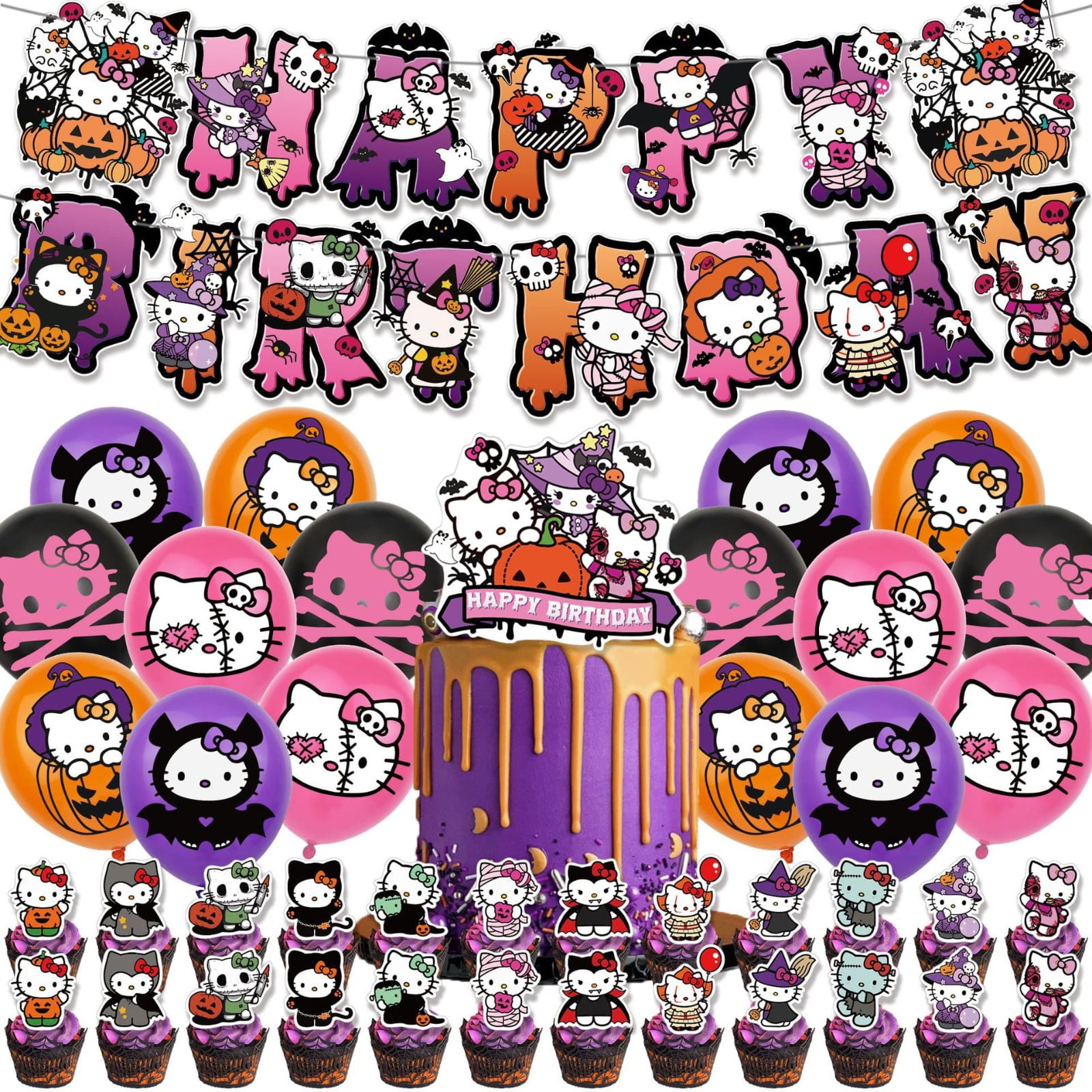 Hello Kitty Party Supplies Hello Kitty Birthday Decorations Hello Kitty ...