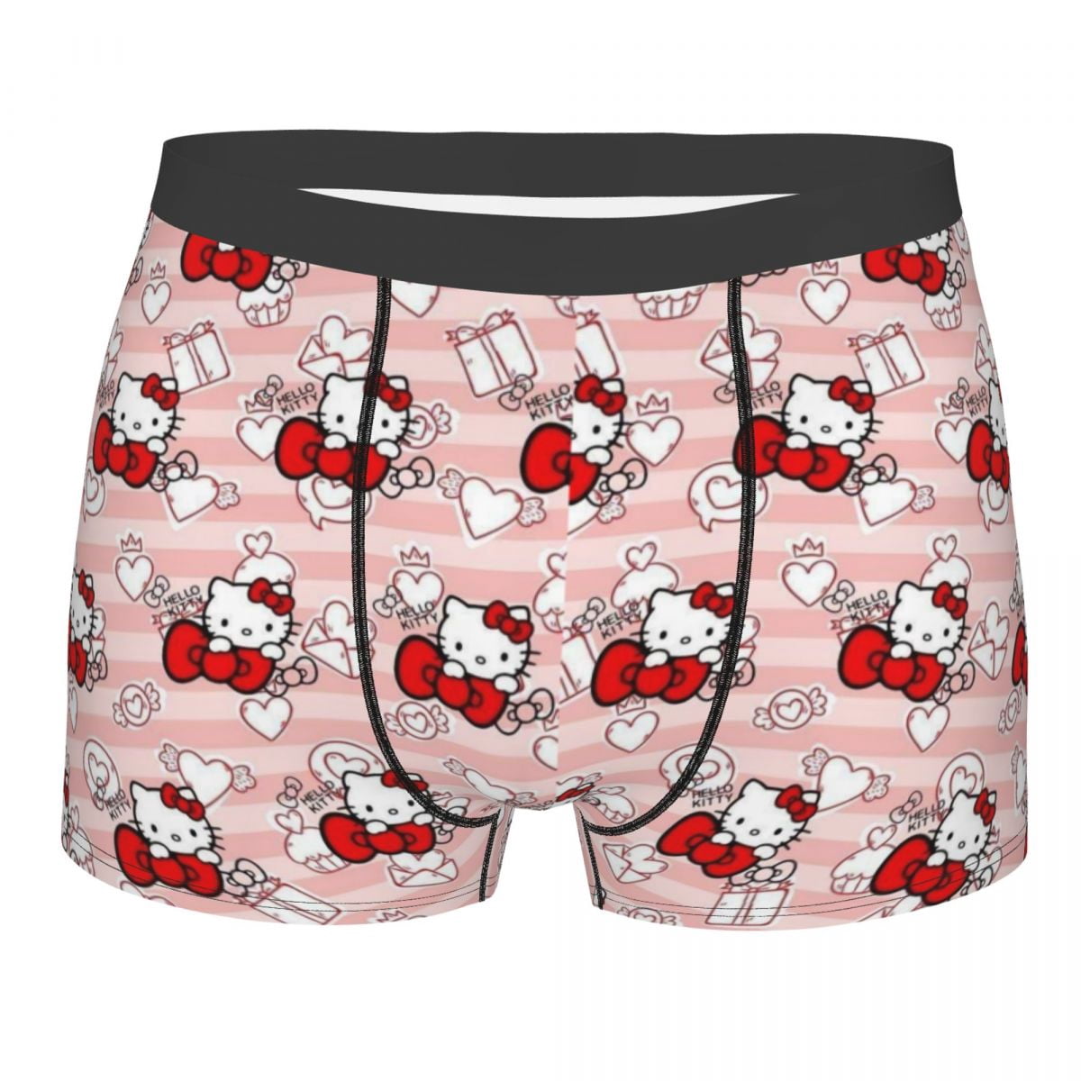 Hello Kitty Pattern Underwear Male Print Customized Sanrio Cartoon ...