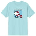 thumbnail image 1 of Hello Kitty Phone Call Women's Celadon T-shirt-Medium, 1 of 3