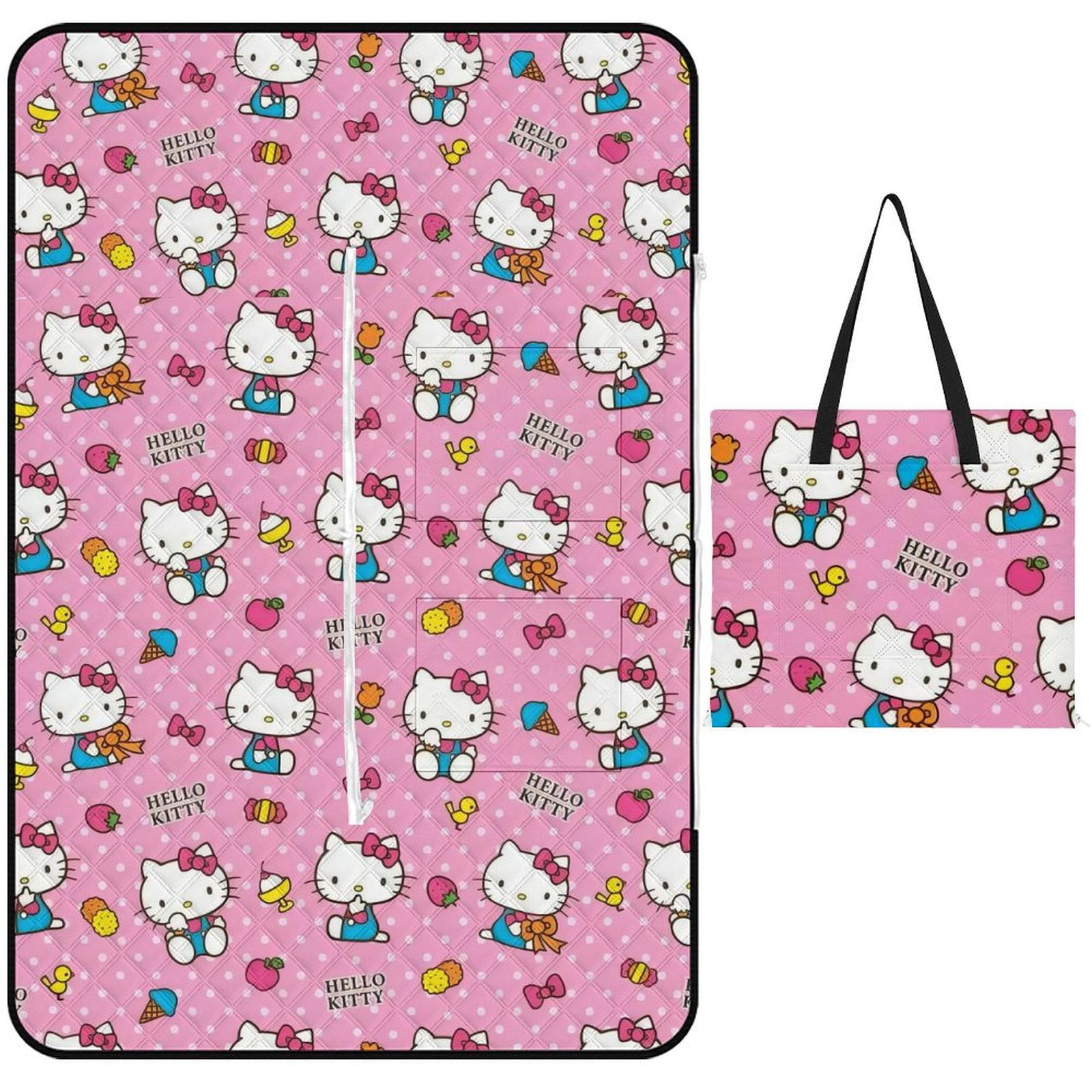 Hello Kitty Picnic Blankets Beach Blanket, 60''x40'' Large Sandproof ...